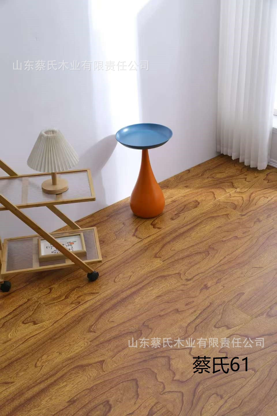 New Three-layer Solid Wood Composite Flooring ENF Grade Lock Flame Retardant Cream Style Natural Wood Style14mm Wear-Resistant Waterproof