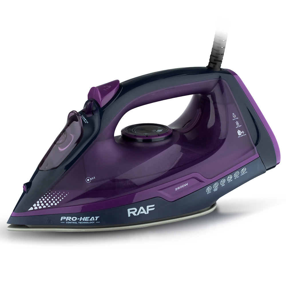 RAF European Standard Household Steam Electric Iron2600W Handheld Small Portable Clothes Ironing Machine