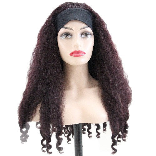 Africa Afro YAKI curly Ribbon Hair Band Curly Hair Chemical Fiber Wig