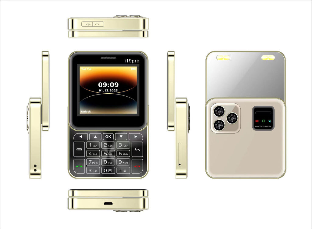 New Rotating Slide Mini Phone High Appearance Pocket Women's Personalized Phone Elderly Button Phone