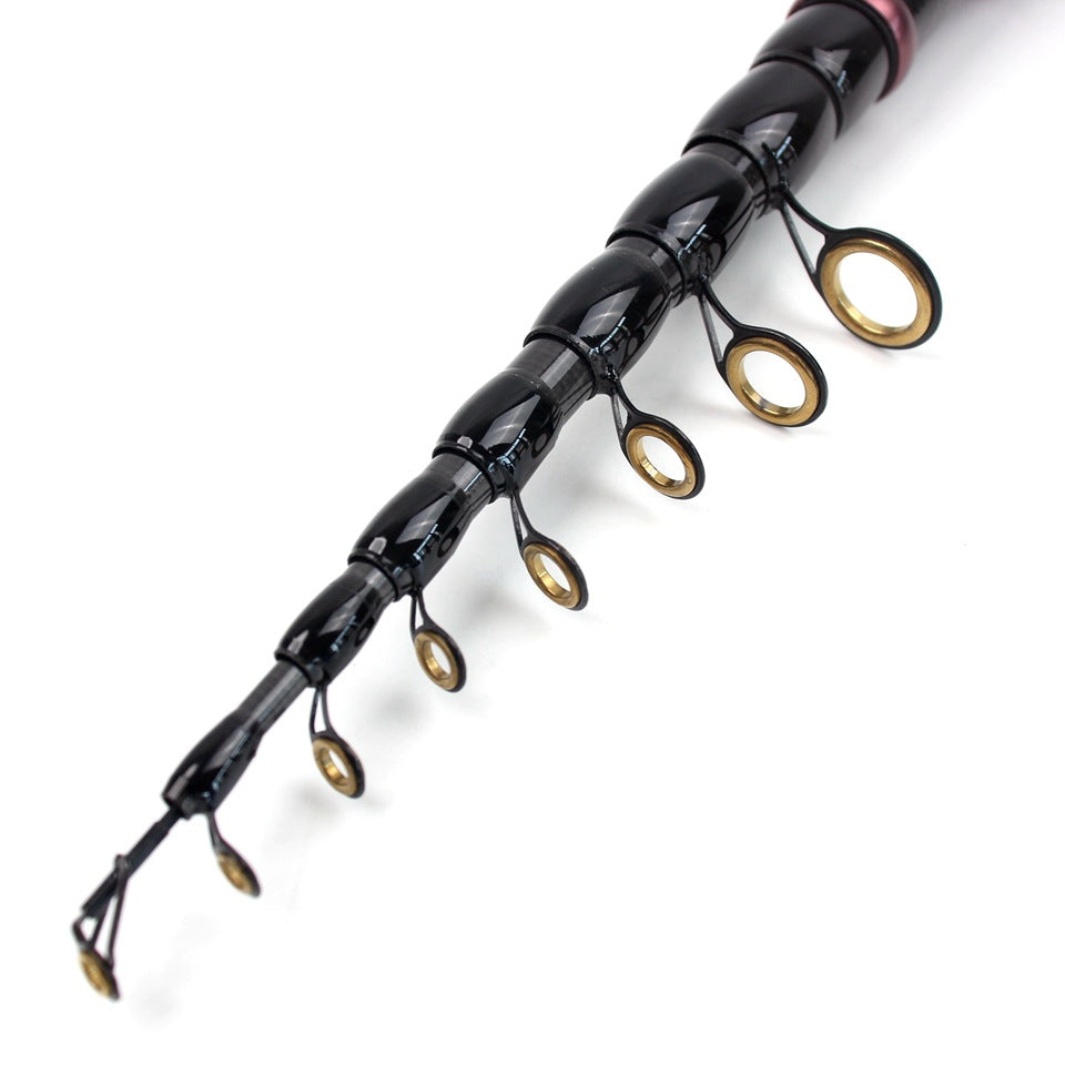 New Ultra Short Sea Rod Carbon High Quality Portable Fishing Rod Retractable Lure Casting Rod Fishing Gear Manufacturer Wholesale