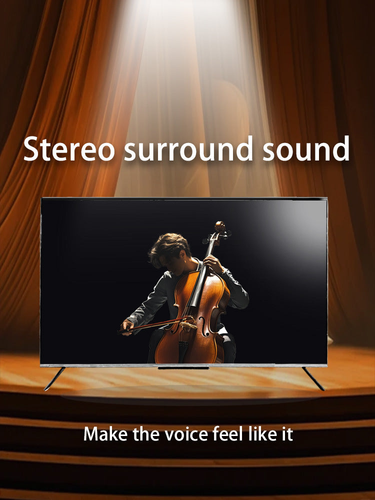 55inch foreign trade TV English international version QLED Screen Google Android4K UHD Kara OK Television