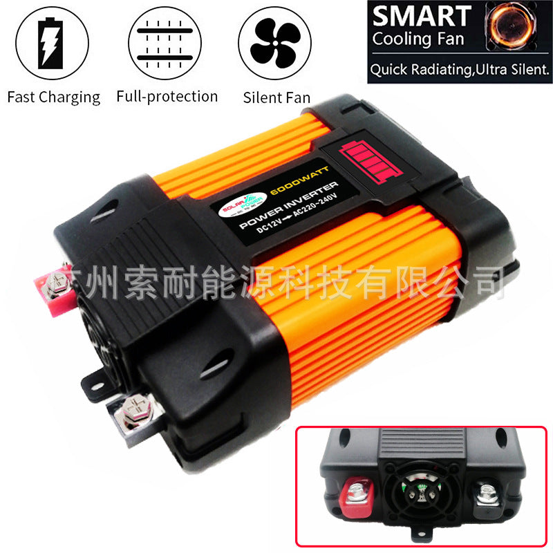 Vehicle Inverter300W/500W 12V Turn110V 220V inverter Battery Level Indicator