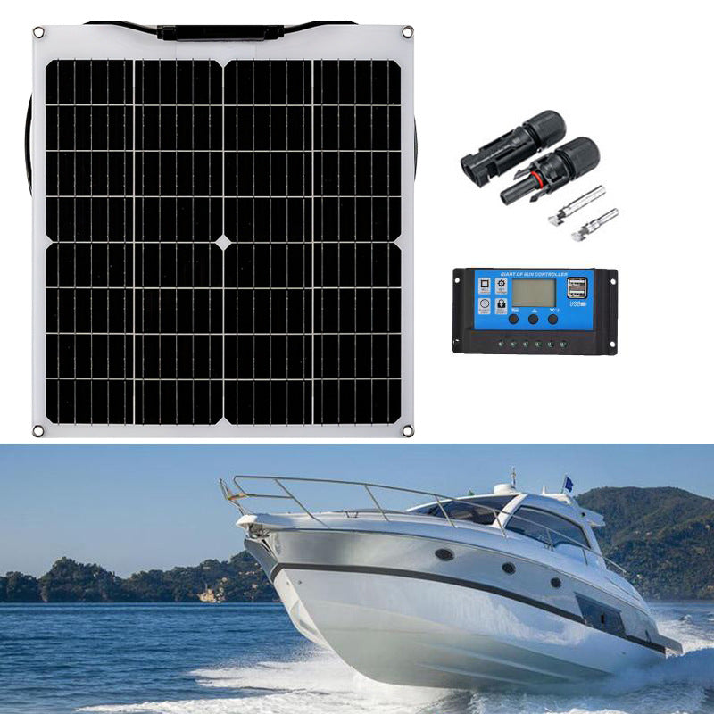 Hot Selling 40w18v Flexible Solar Panel Photovoltaic Power Generation Set Household Energy Storage Matching Portable Durable
