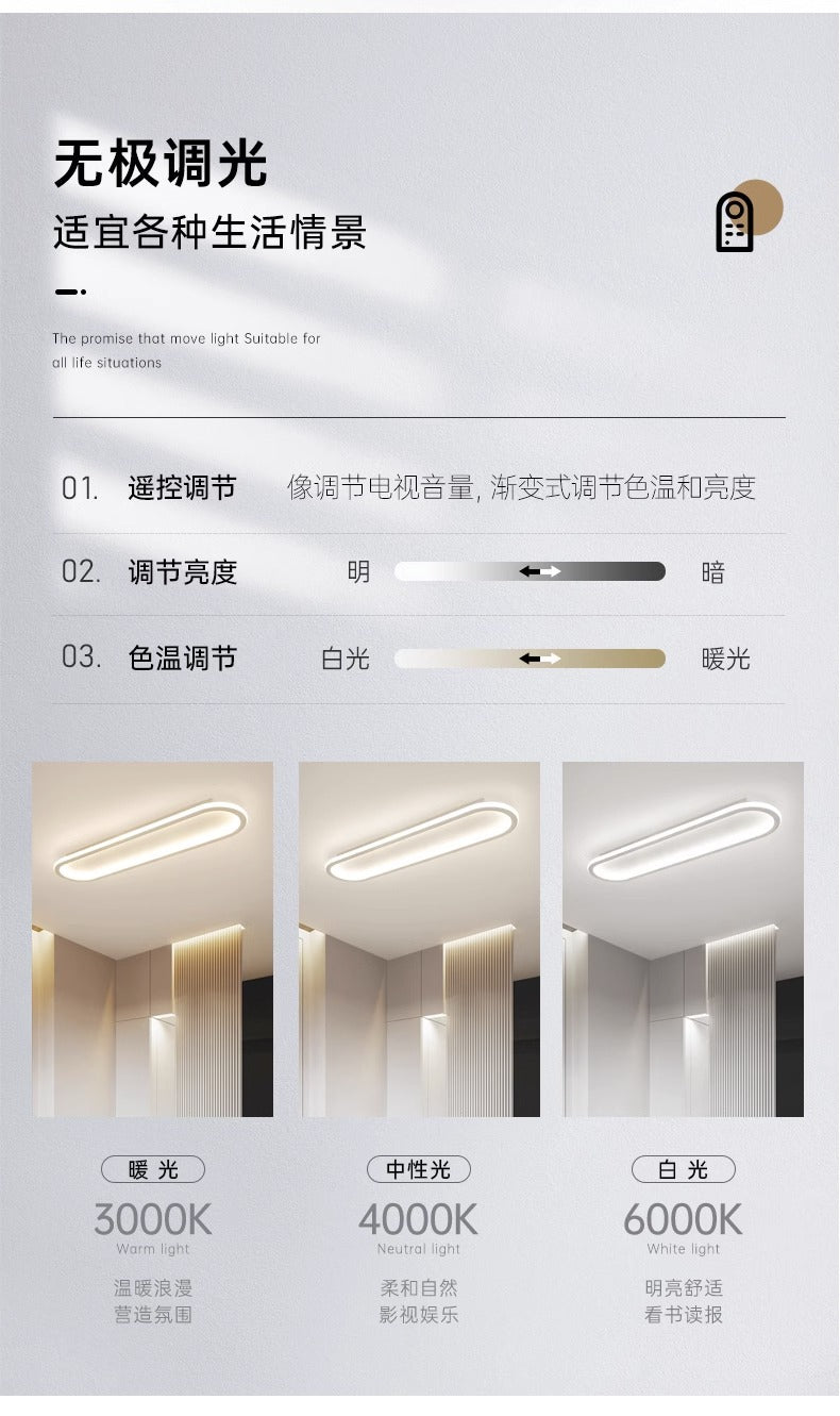 Nordic Ultra-Thin Ceiling Light Rectangular led Living Room Lamps Modern Minimalist Round Lamp Bedroom Lamp Office Lamps