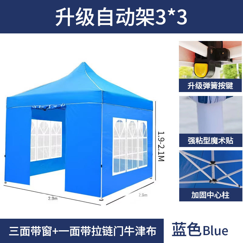 Custom  Fabric Tent Outdoor Camping Exhibition Promotion Tent Foreign Trade Folding Tent Wholesale