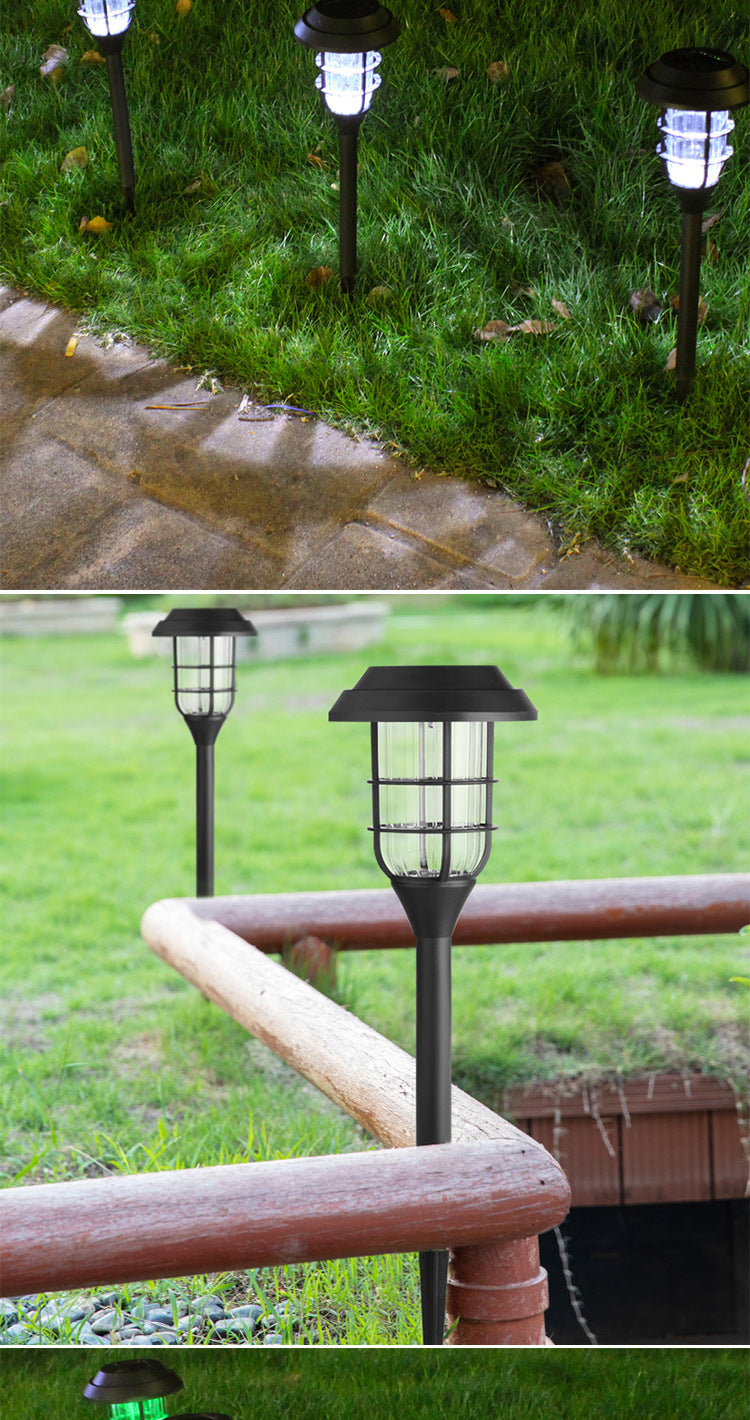 Solar Lamp LED Outdoor Lawn Light Ground Plug Villa Courtyard Light Landscape Light Waterproof Garden Light