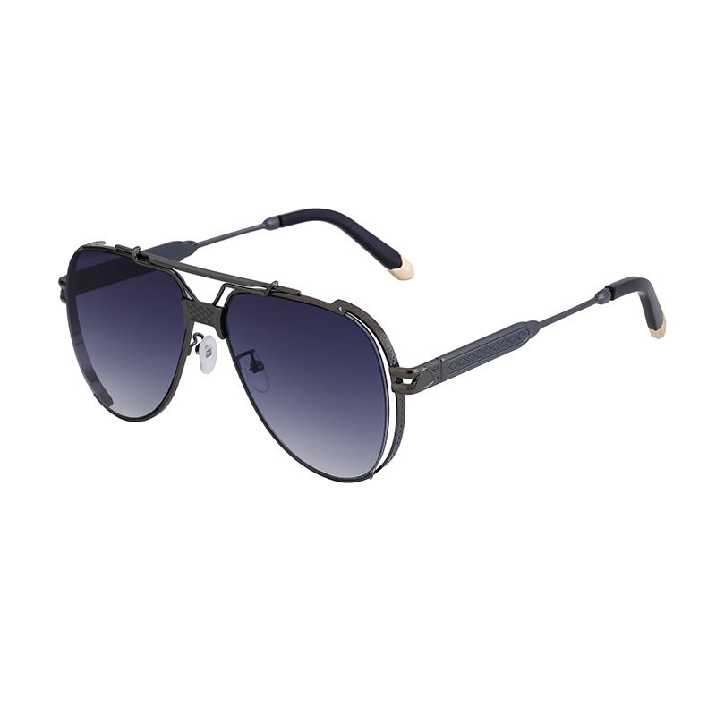 Double Bridge Toad Glasses Men's European and American Fashion Punk Style Sunglasses Outdoor Sports Sun Protection Glasses sunglasses