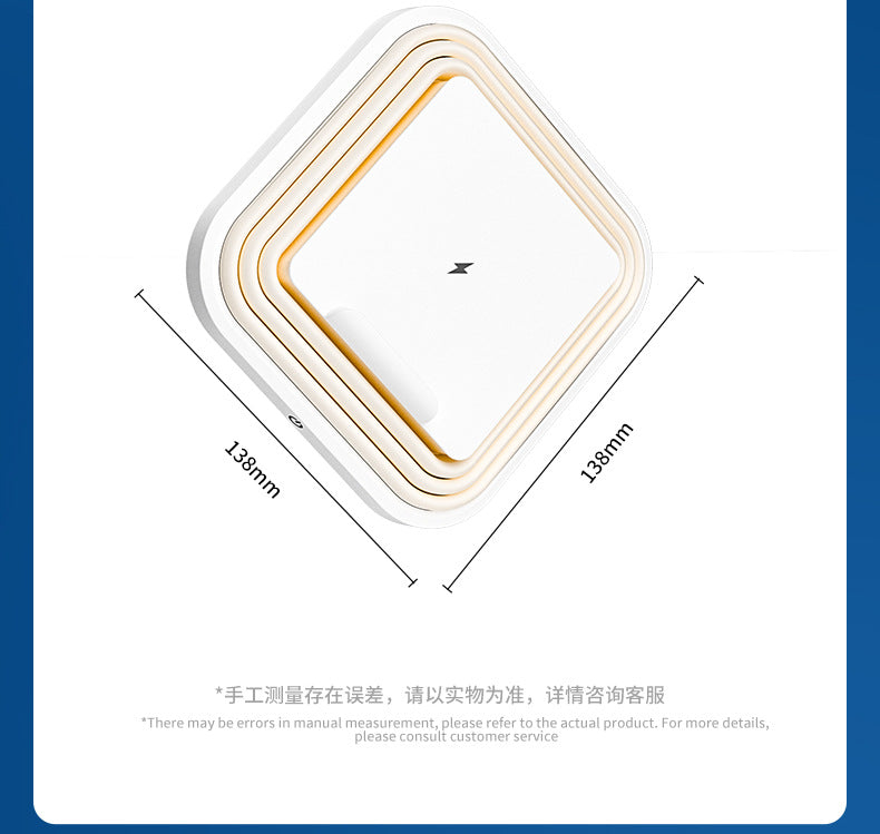 Source manufacturer eye protection reading night light15W Mobile Phone Wireless Charging Table Lamp Folding Gift Atmosphere Lamp Wholesale