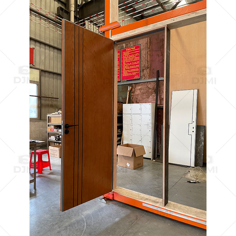 New Design Office Apartment Interior Door Lock Front Apartment Door Wooden Double Door Round Designs