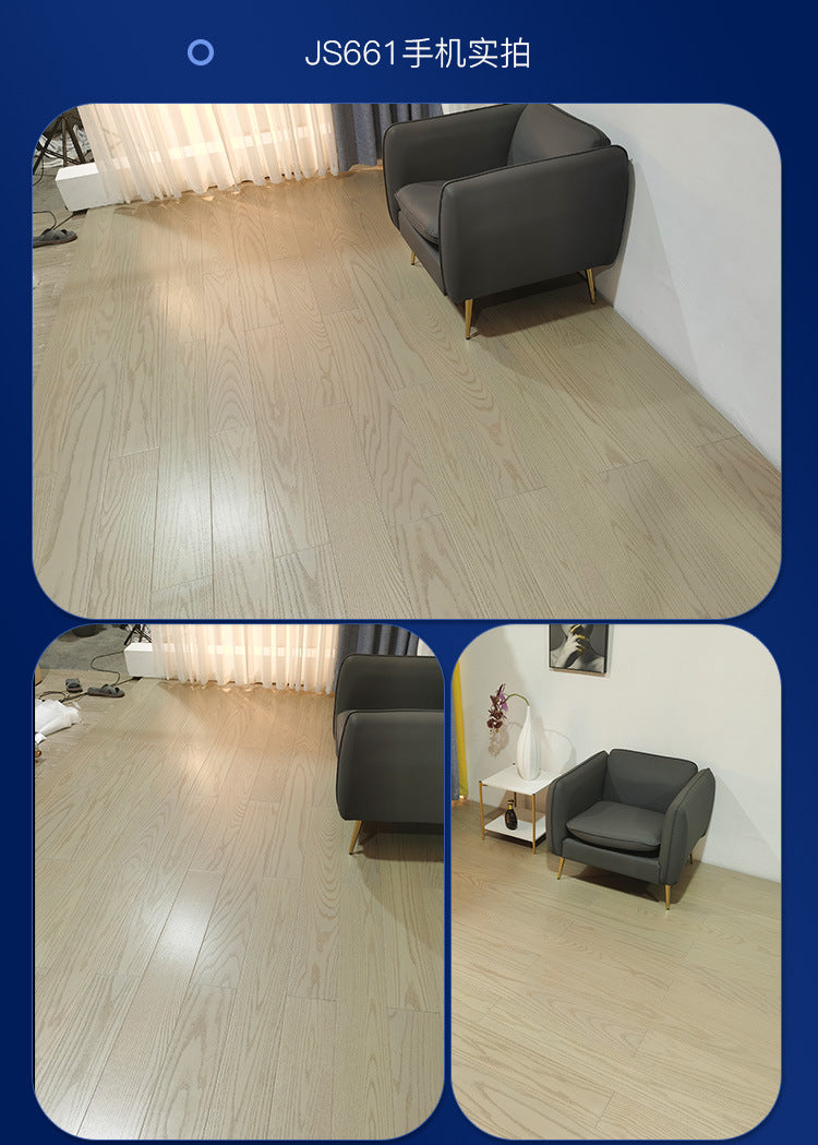 One square meter is also wholesale price Metallic Shiny Texture Sealing Wax Locking Floor Heating Red Oak Multi-layer Solid Wood Flooring