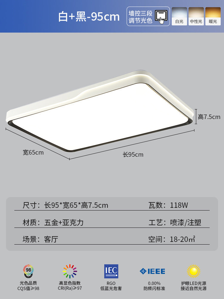 Minimalist LED Ceiling Light Round Bedroom Light Modern Simple Living Room Light Room Light Home Zhongshan Home Decoration Lighting