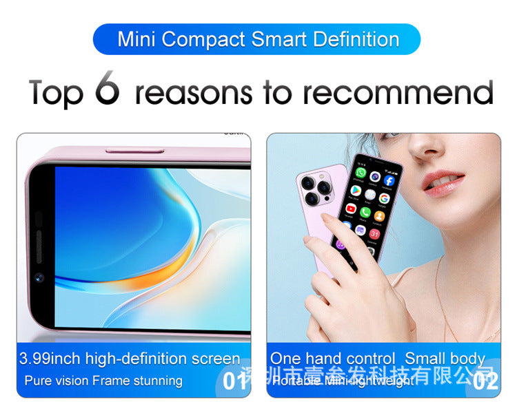 Popular XS15pro Specially designed for smartphones 4inch dual sim mini smartphone android4G Small phone