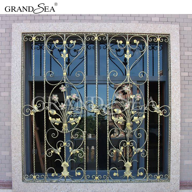 Fashionable Simple Modern Iron Window Grill Design