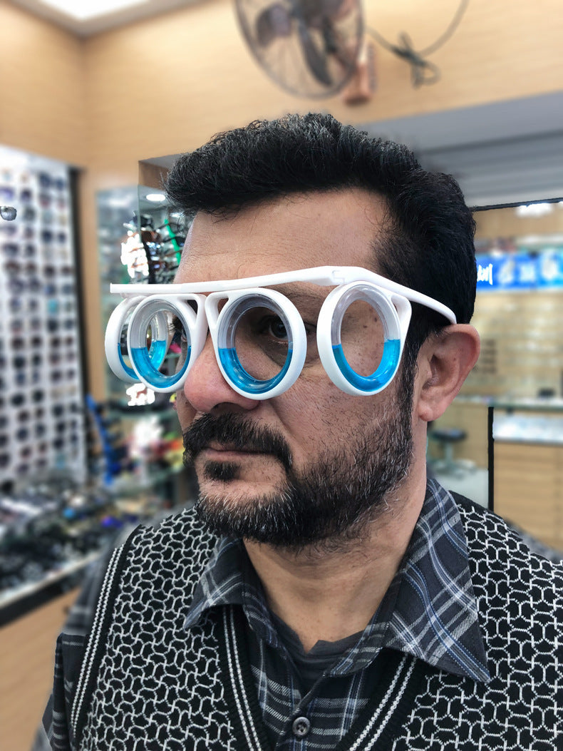 Same Style Technology Anti-Dizziness Boat Airplane Lens-Free Portable Folding Children Adult Liquid Glasses Goggles