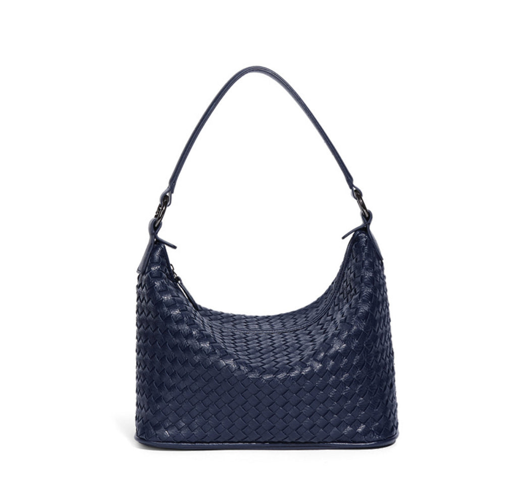 New Simple Basket Bag for Women, Single Shoulder Bag, Underarm Bag, Versatile Handwoven Design, Large Capacity Women's Bag