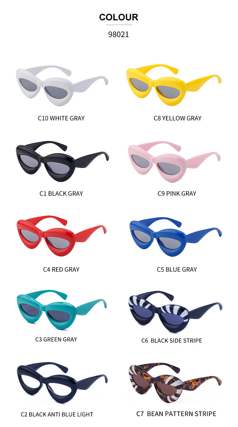 European and American Style Lip Sunglasses for Women Fashionable Party Quirky Personality Sunglasses Women's Glasses Wholesale Street Style Sun Protection