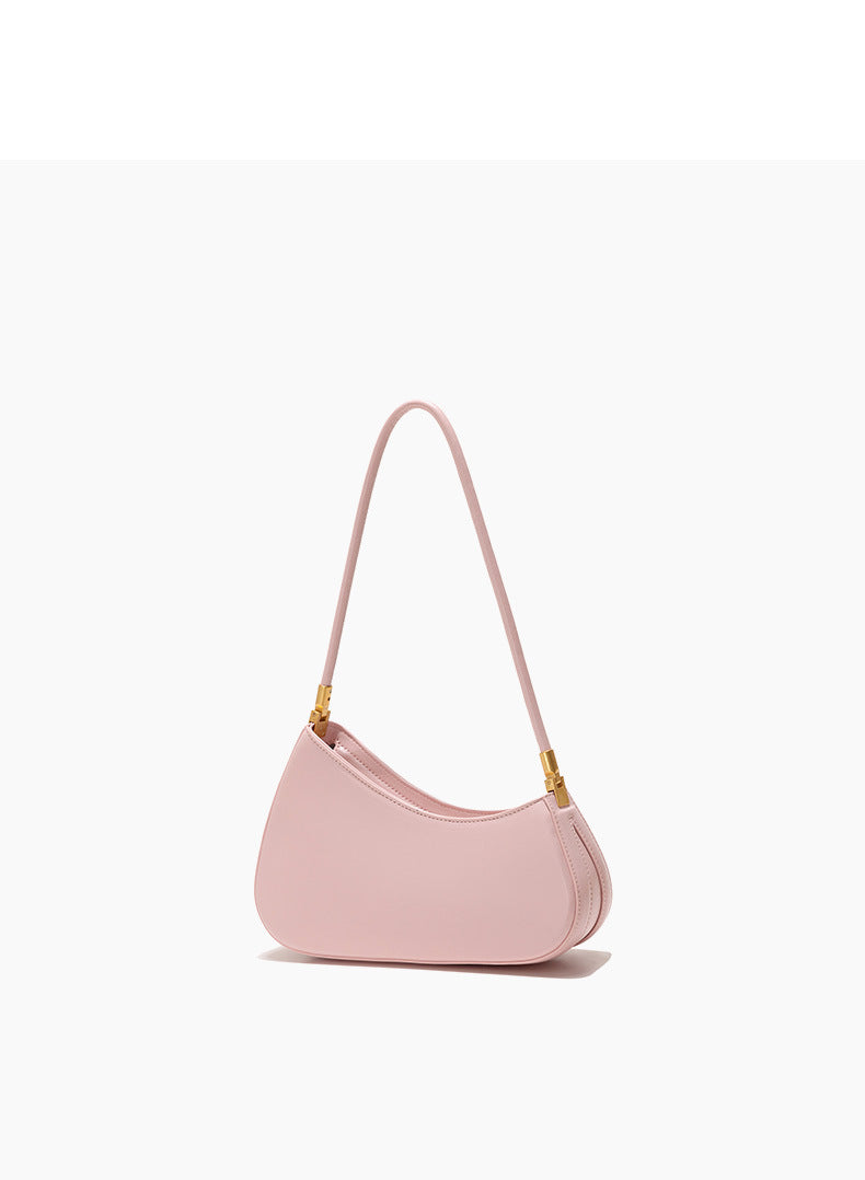 European and American Niche French Retro Underarm Fashion Women's Bag Light Luxury Simple Large Capacity Handbag Women's Single Shoulder Baguette Bag