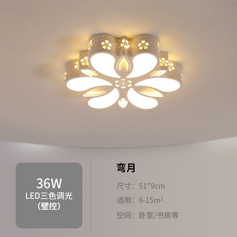 Bedroom Lamp Round Light Fixture LED Living Room Home Ceiling Light Fixture Simple Modern Cozy Romantic Creative Room Lamp