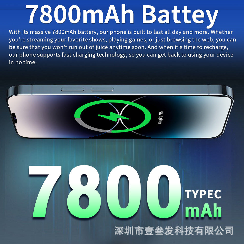 New Mobile Phone i15ProMAX2+16HD Large Screen In Stock Android Smartphones Bestsellers