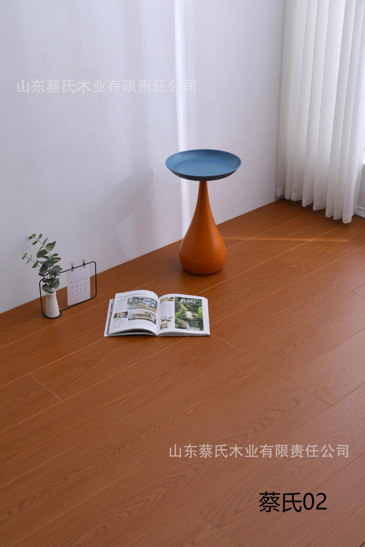 New Three-layer Solid Wood Composite Flooring ENF Grade Lock Flame Retardant Cream Style Natural Wood Style14mm Wear-Resistant Waterproof