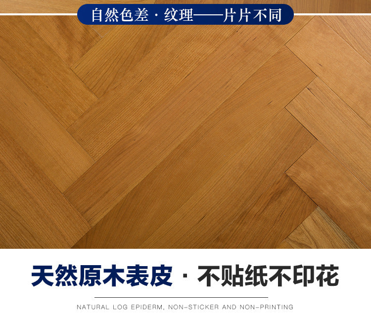 In-stock wholesale with on-site installation Herringbone Locking Floor Heating New Three-Layer Solid Wood Flooring Oak Black Walnut Flooring