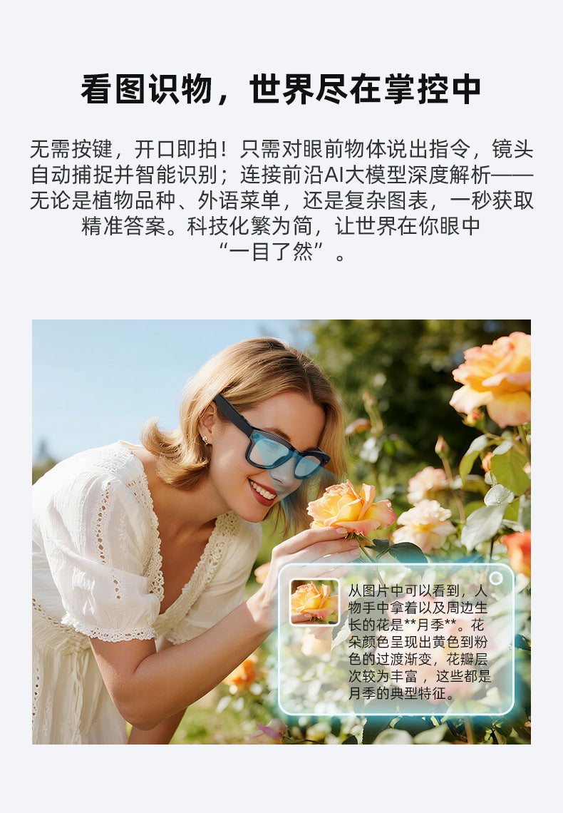 M01Smart Glasses800100 Megapixel Camera with Image Stabilization1200P Video Recording AI Simultaneous interpretation M01 Pro