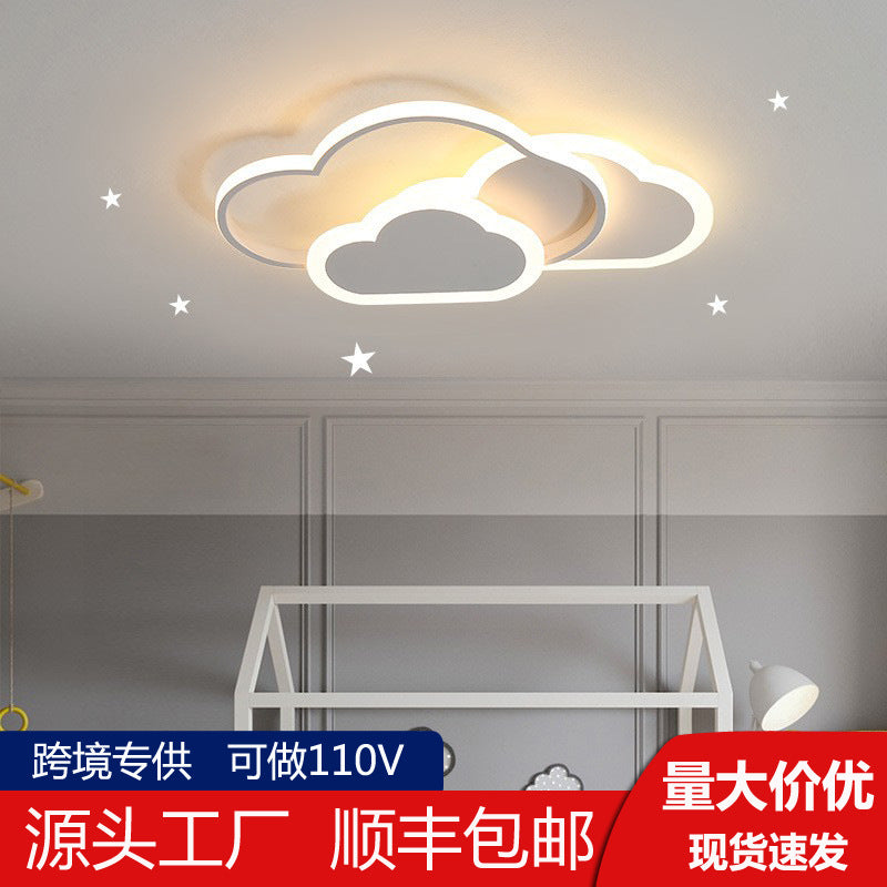 Cloud Lamp Kindergarten Boys Girls Children's Room Lamp Modern Minimalist Iron Art Bedroom Lamp Ceiling Lamp led Lamp