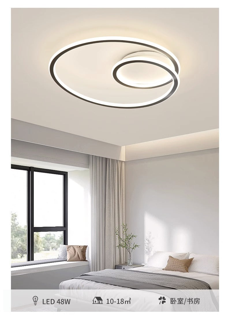 Minimalist Modern Creative Personality Art Lamp Bedroom Study Dining Room Bedroom Lighting Nordic Internet Celebrity Iron Art Ceiling Lamp