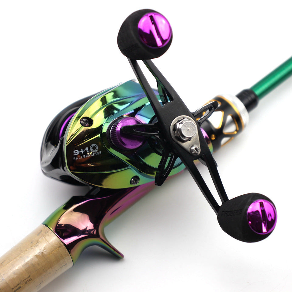 E-commerce Portable Telescopic Lure Rod Set Straight Handle Gun Handle Fishing Gear Combo FBA Overseas Warehouse Fishing Gear