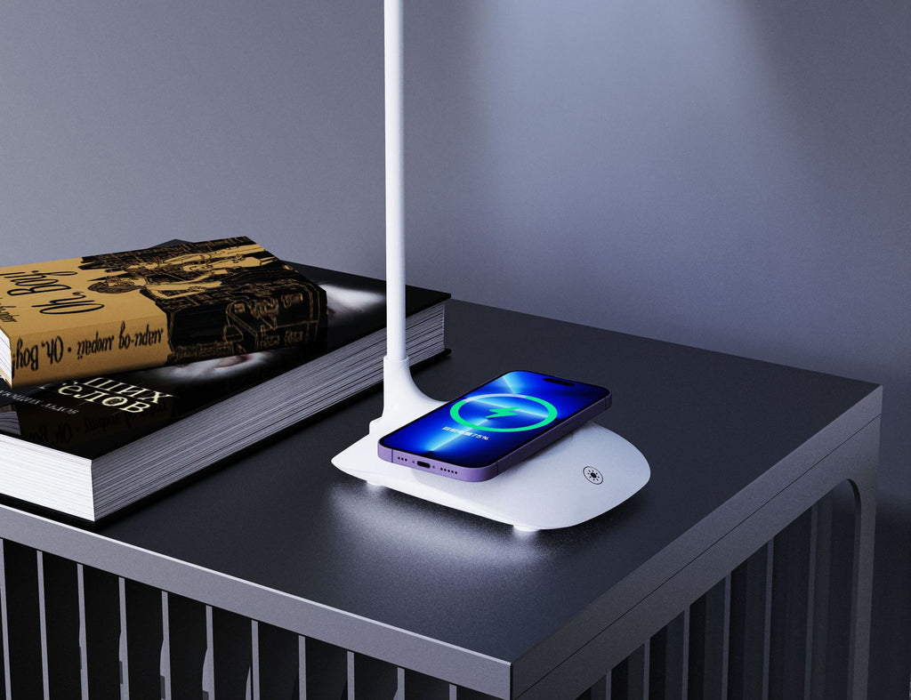 Customized Eye Protection Desk Lamp Wireless Mobile Phone Charging Reading Lamp usb Smart Folding Desk Lamp ins Wholesale Study Desk Lamp