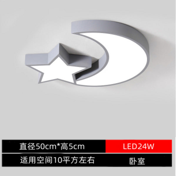 Macaron Children's Room Lighting Creative Boys and Girls Colorful Star Cloud Ceiling Light Kindergarten Bedroom Lamp