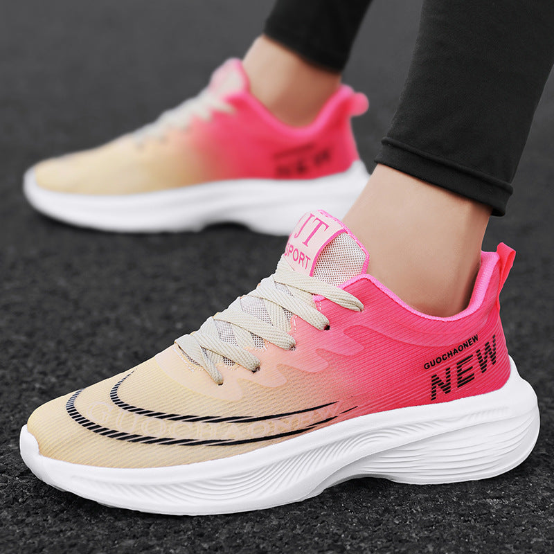 New Jogging Carbon Plate Running Shoes Men Women Couples Breathable Lightweight Marathon Training Outdoor Casual Sports Shoes