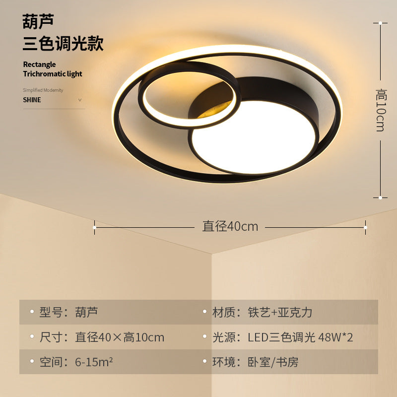 round led Ceiling Lamp Bedroom Lamp Modern Minimalist Living Room Lighting New Hotel Room Restaurant Room Lighting