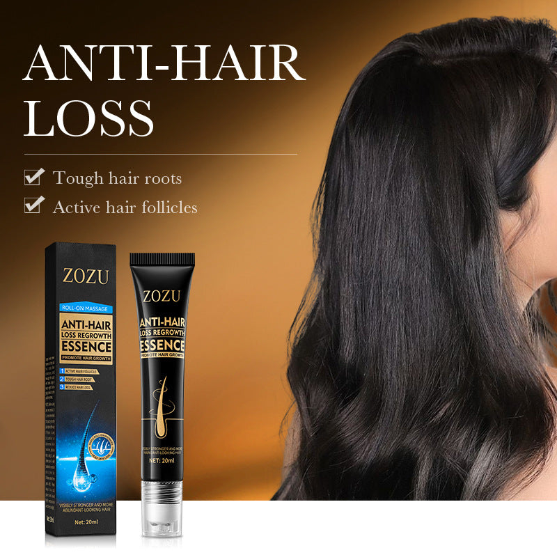 Full English Anti-Hair Loss Serum ZOZU Strengthen Hair Roots Improve Hair Loss Hair Growth Essence  Wholesale