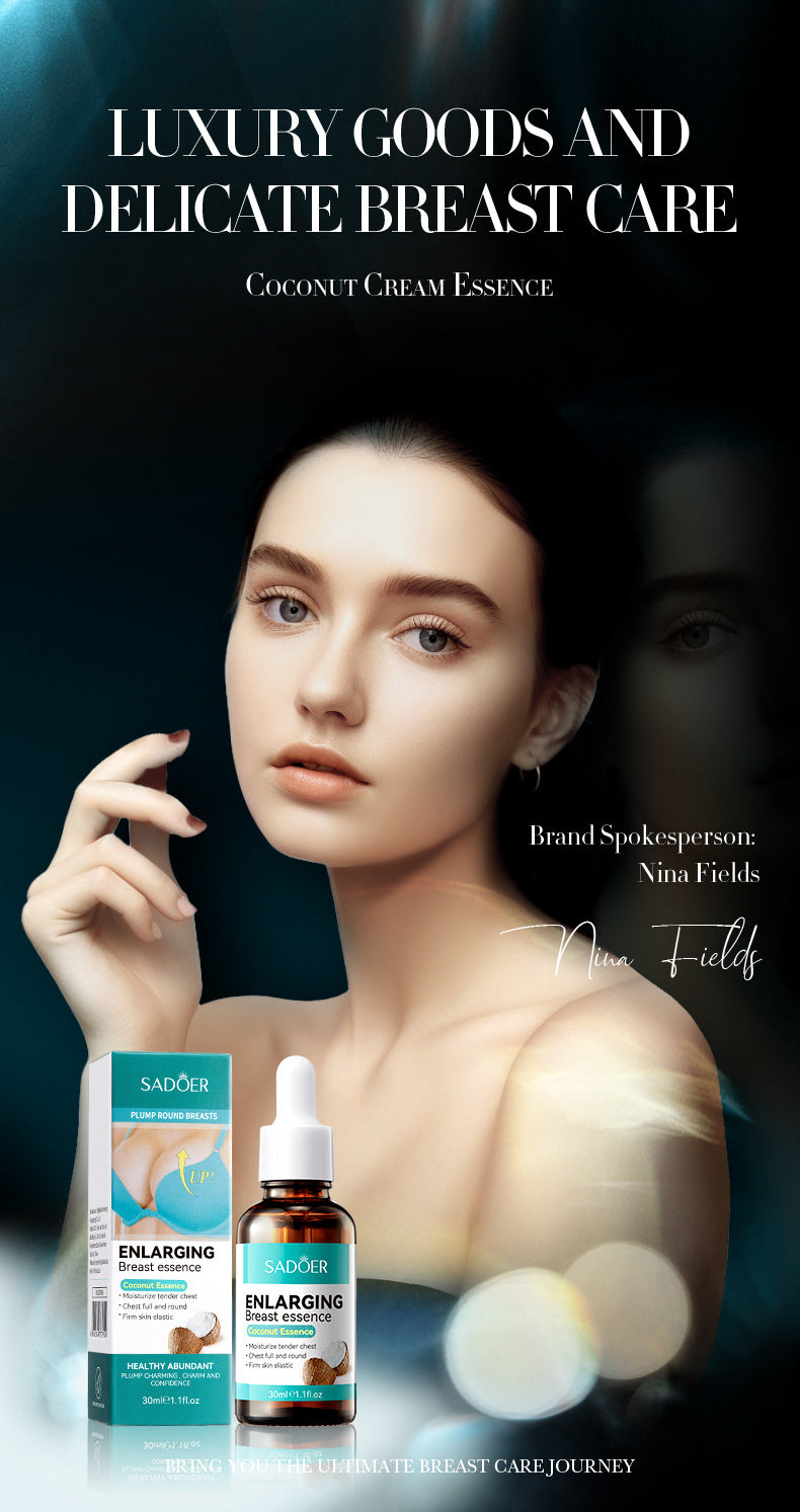 Full English Beauty Lotion30ml SADOER Coconut Extract Fengyun Massage Breast Care  Wholesale