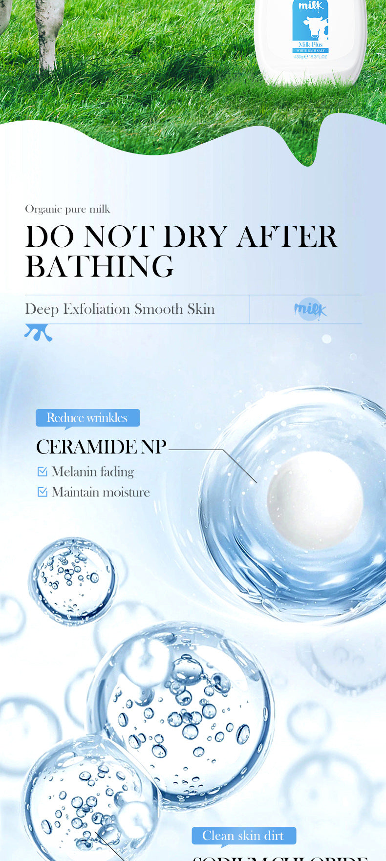 Full English Bath Salts430gSADOER Aloe Vera Milk Cleansing and Rejuvenating Body Scrub  Wholesale