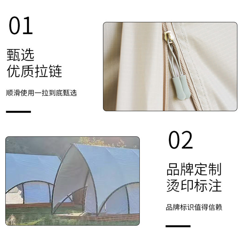 Outdoor Camping Sailboat Tent Resort Luxury Camping Tent Large Homestay Light Luxury Hotel Boat-shaped Tent