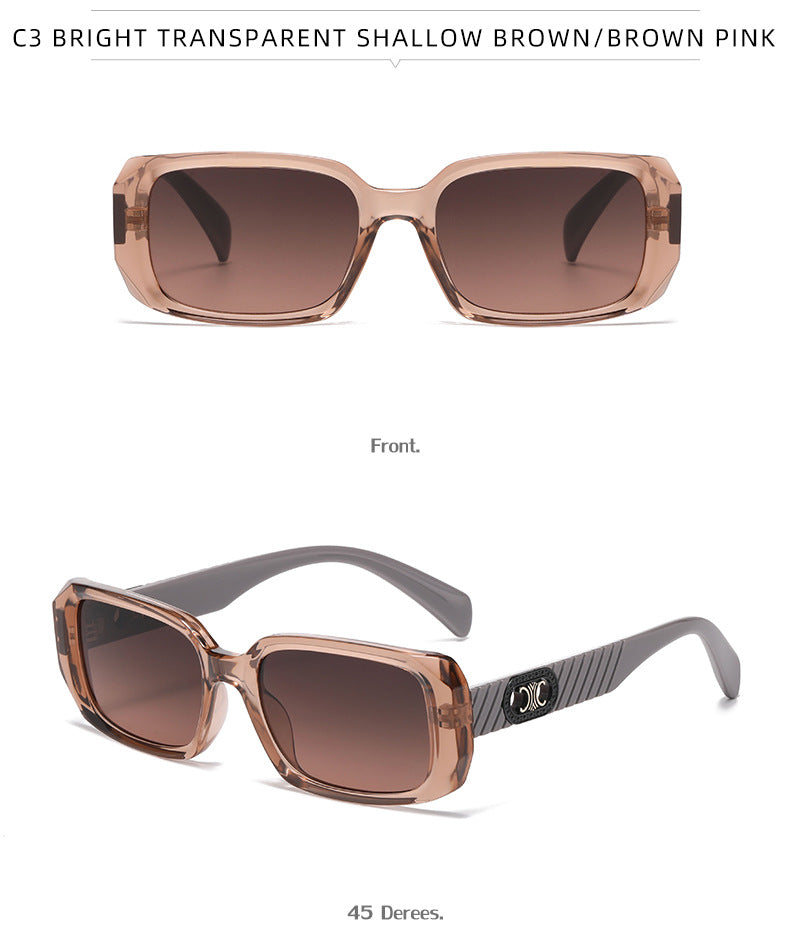 2025New European and American Fashion Small Frame Sunglasses for Women Trendy Outdoor Sun Protection Sunglasses for Women sunglasses