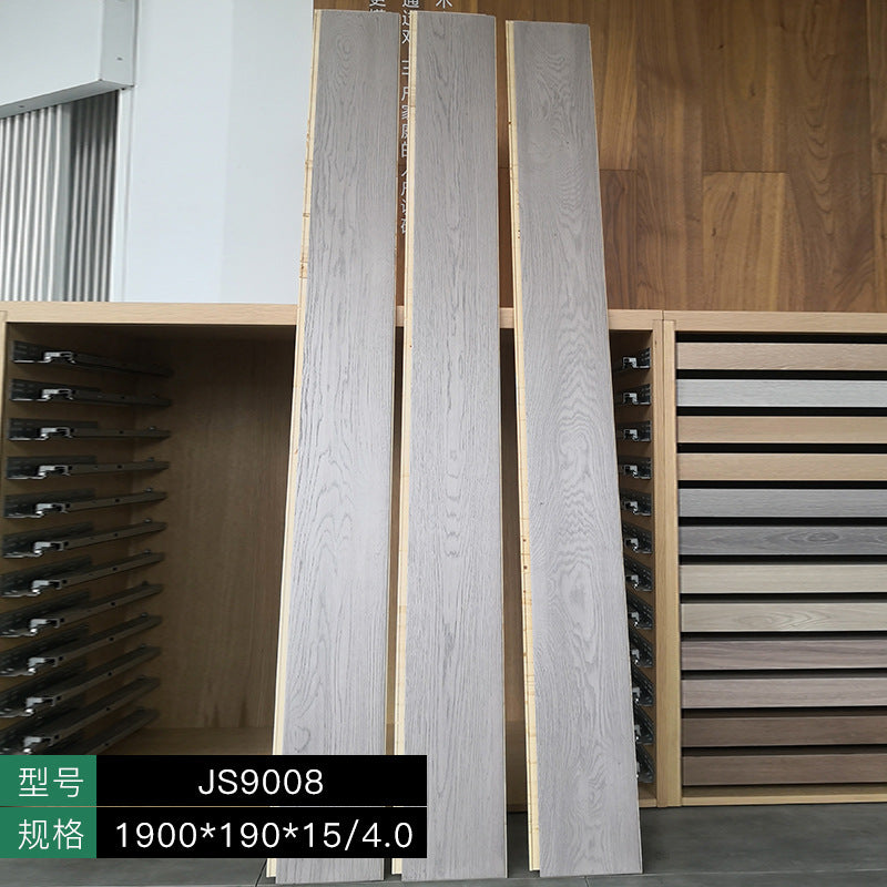 Door-to-Door Installation Old Three-Layer Large Board Pure Three-Layer Solid Wood Floor Oak Log3.0-4.0mm Underfloor Heating