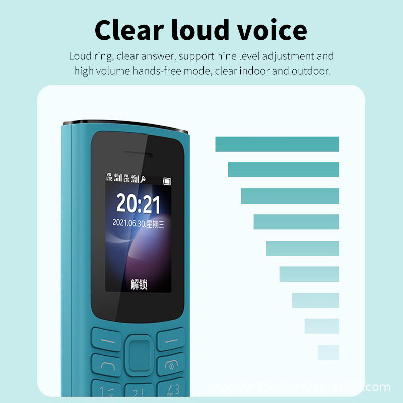 Specially designed for students and elderly, multi-function button phone with long standby time, large screen, and large font