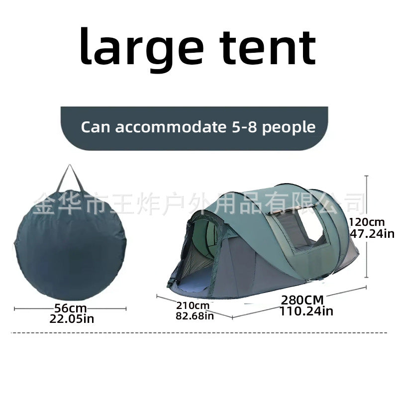 Hot-Selling Hand-Throw Quick-Open Tent Outdoor Tent Camping Windproof Rainproof Sunproof Tent