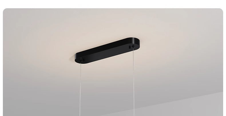 Modern Minimalist Creative Long Dining Table Minimalist Bar Counter Linear Restaurant Pendant Light Dining Room Zhongshan Lighting New Model