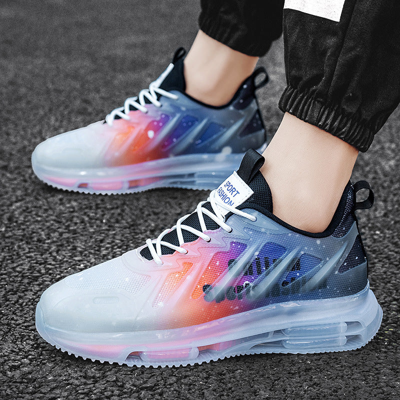 2025Summer New Fashion Luminous Trendy Shoes Casual Breathable Comfortable Men's Shoes Non-Slip Wear-Resistant Sports Running Shoes