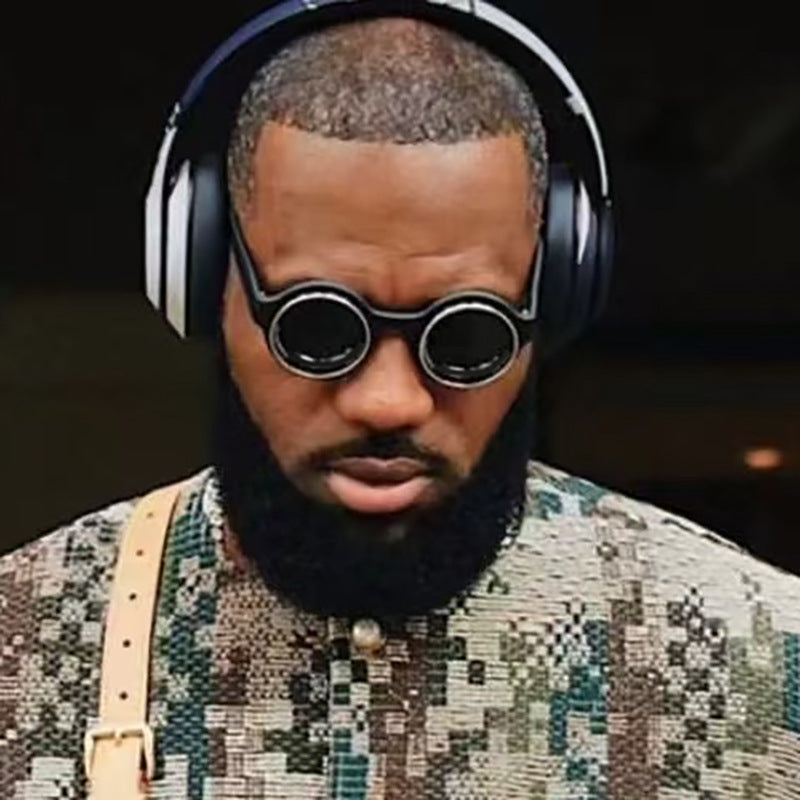 Sunglasses European and American Fashion Round Frame Sunglasses Men's High-end Sunglasses Men's Wholesale sunglasses