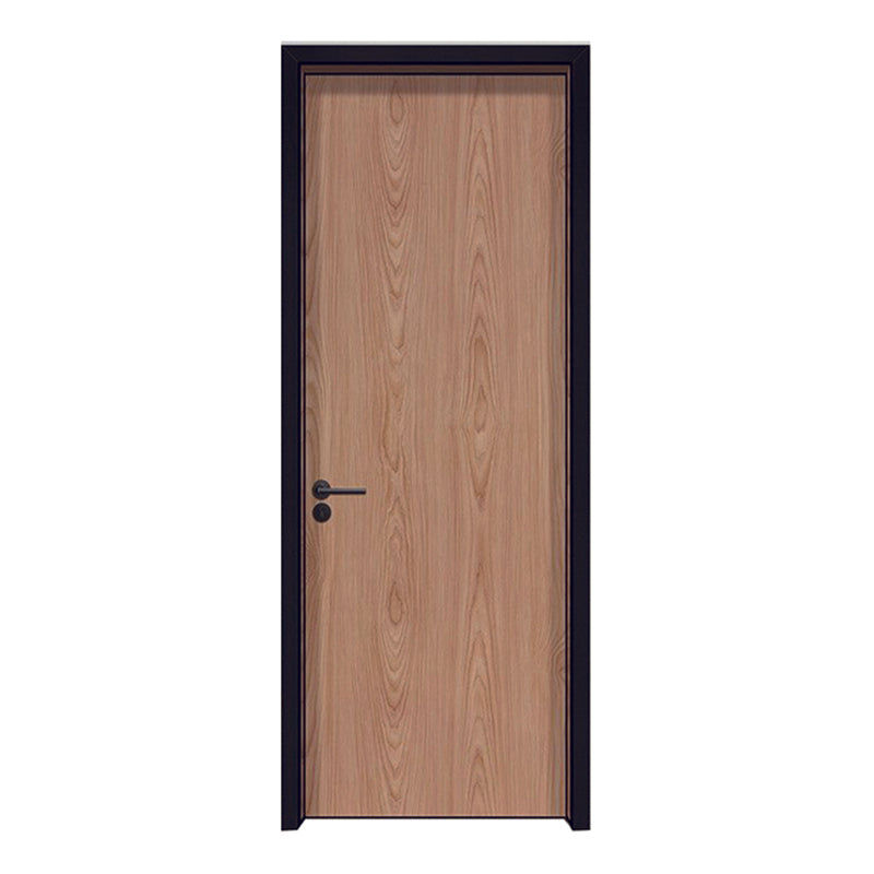 Wooden Color Plywood Hollow Aluminum Honeycomb Semi Solid Core Flush Door French Style Interior Wooden Door
