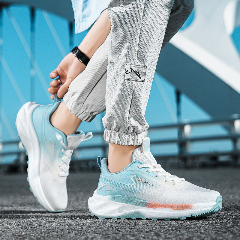 Sports Shoes Men2025New Breathable Anti-Slip Shock Absorption Sports Shoes Soft Sole Casual Lightweight Versatile Professional Fitness Shoes