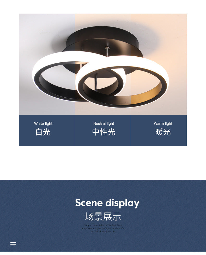 exclusive aisle lights balcony lights LED Modern Minimalist Nordic Creative Personality Cloakroom Living Room Entrance Light