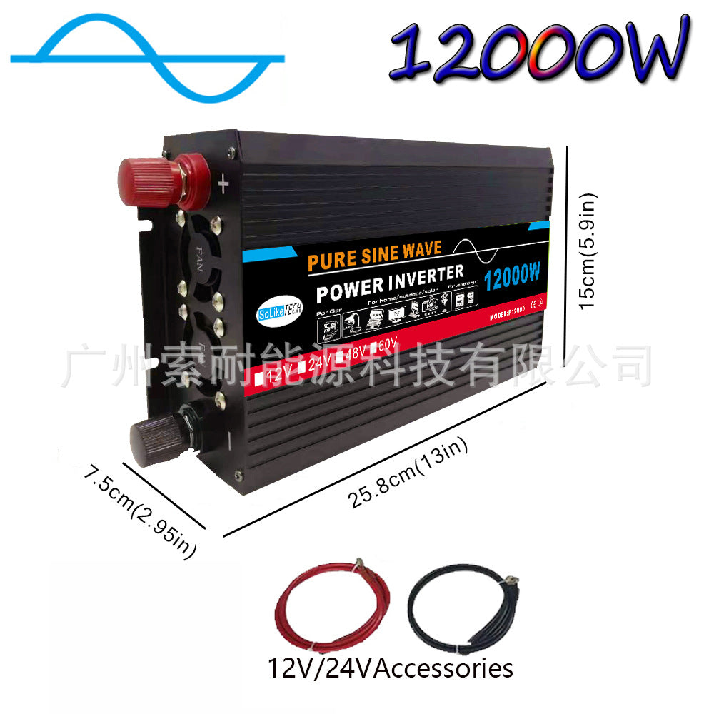 Automotive Pure Sine Wave Inverter1000W Outdoor Adapter Converter12V24V48V60V Turn110V220V