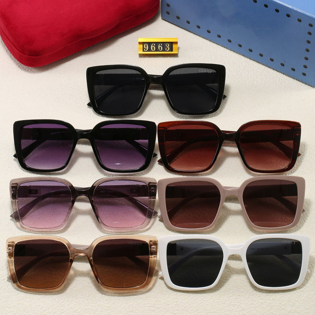 2025New Korean Style Unisex Square Sunglasses Travel Small Frame Sunglasses Internet Celebrity Fashion Personality High-end Glasses